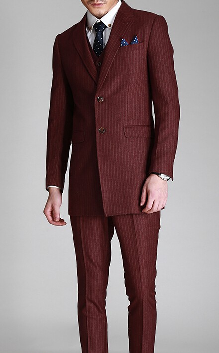 Wine Color Man Suits Groom Man Suit Buy Groom Suits Wine Suit