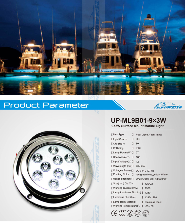 Best Seller Ocean Ip67 Led Marine Light With 3 Years Warranty,Dc1224v