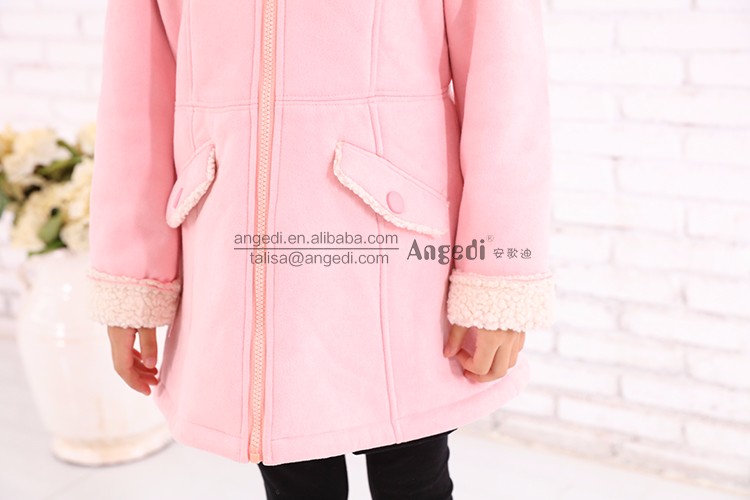 Children Girls Winter Coat High Quality Girls Suede Jacket - Buy Suede