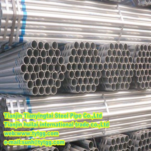 High reputation !!TYT005ERW galvanized /hot diped steel pipe!!