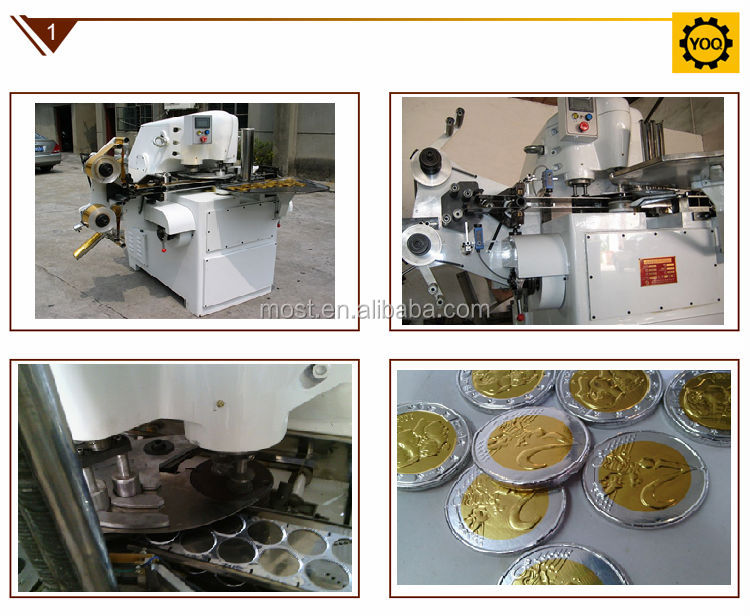 high quality coin shape chocolate bar machine
