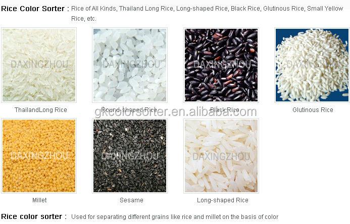 rice CCD color sorter machine in anhui hefei