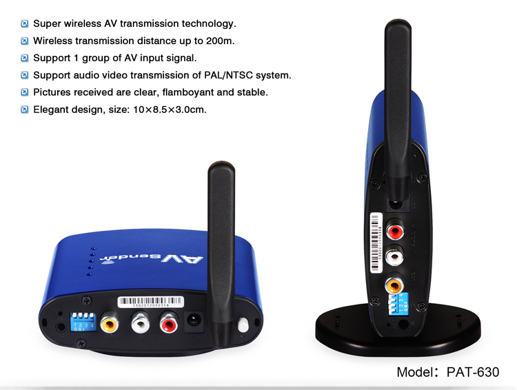 Pakiteミニ5.8 ghzワイヤレスデジタル信号送信者トランスミッタとレシーバpat-仕入れ・メーカー・工場
