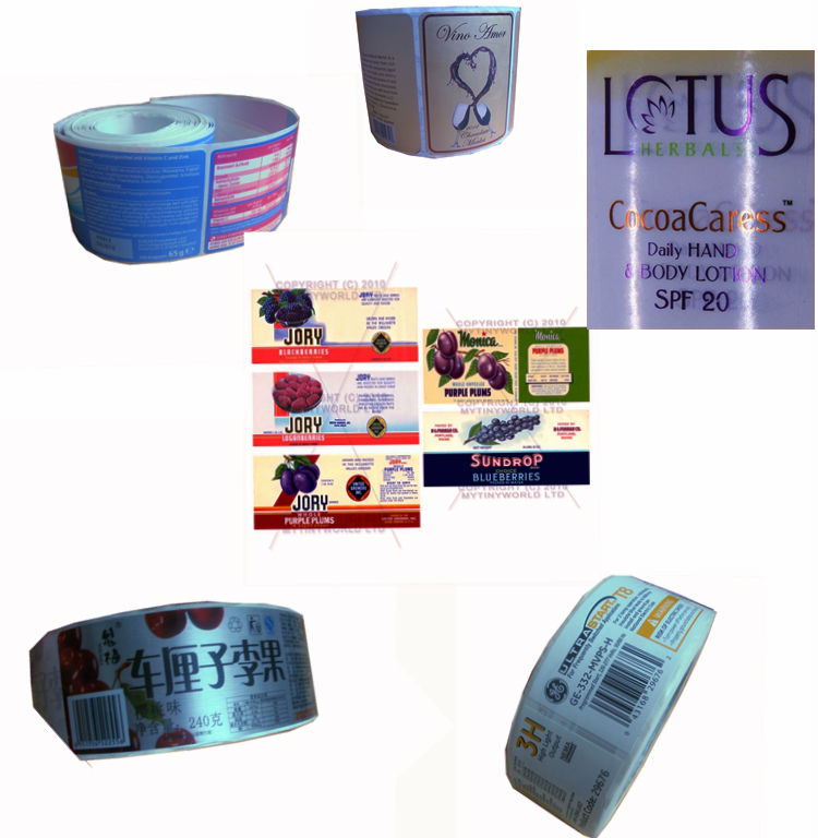 red wine unique color a4 size sticker paper for bottle