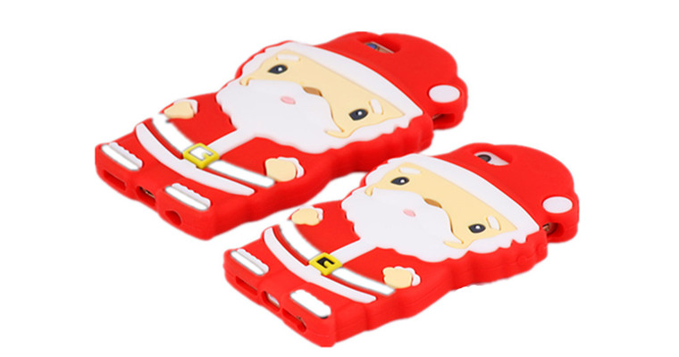 カスタムのメリークリスマスの贈り物シリコン携帯電話用ケース仕入れ・メーカー・工場