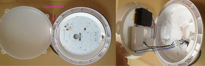 ip65 emergency sensor light 15w