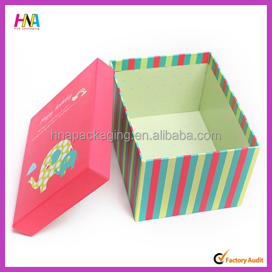 2015 printed paper gift box small paper wedding gift box