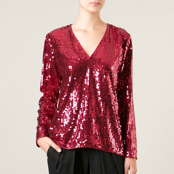 shining blouse material