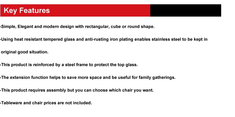 ファンシー延長強化ガラスダイニングテーブルガラステーブル中国製仕入れ・メーカー・工場