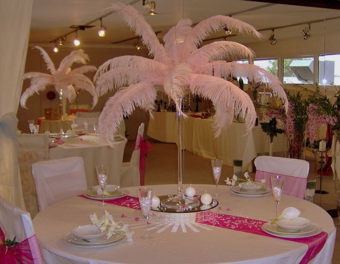 ホッ トピンクオーストリッチプルーム 50-55 センチ オーストリッチフェザー結婚式の装飾仕入れ・メーカー・工場