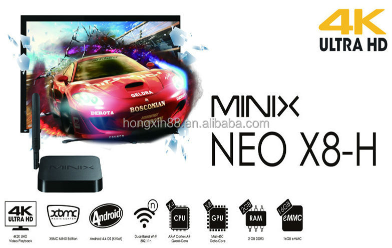 アンドロイドテレビボックストップ2014年minixネオx8-hamlogics802-hクアッドコアsupprot3グラムwifitvボックスとブルートゥース問屋・仕入れ・卸・卸売り