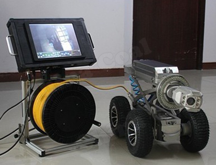 Underwater Robotic Crawler Robot Sewer Inspection Cameras 