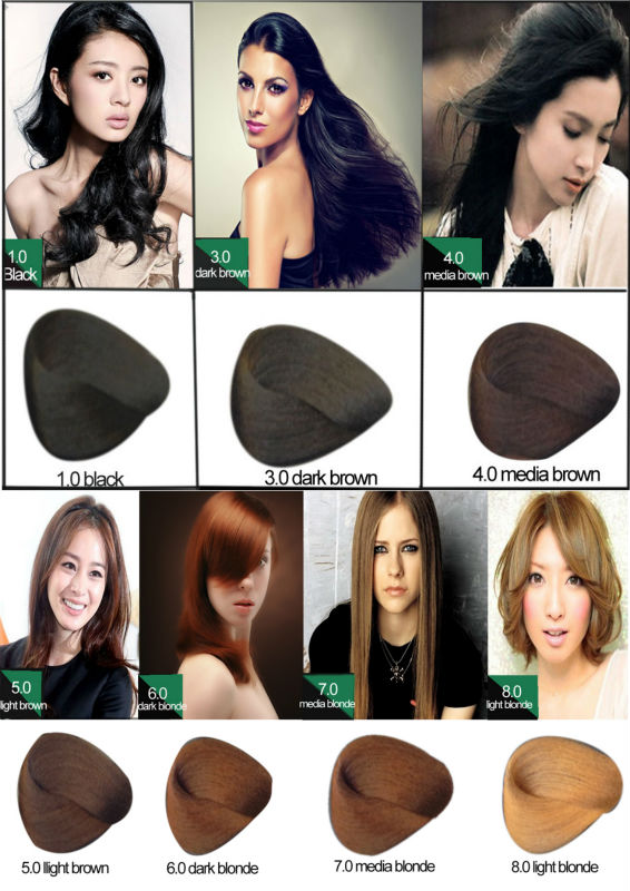 Korea Hair Dye Red Hair Dye Blonde Brown Hair Dye Color Shades