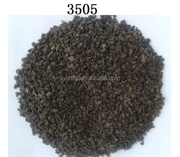 china gunpowder royal green tea leaves 3505AAA(3505 serials) for promotion