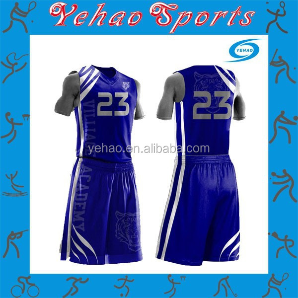 Blue Custom High School Basketball Jersey Uniform Buy Basketball Jersey Uniform,Custom