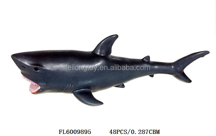2014年生き生きとビッグサイズのプラスチック製のおもちゃのサメ問屋・仕入れ・卸・卸売り