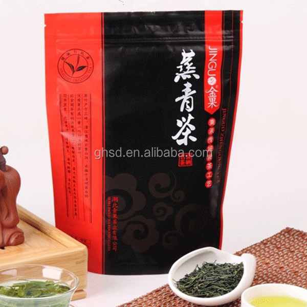 stand up tea bag top quality, aluminum foil zipper bag