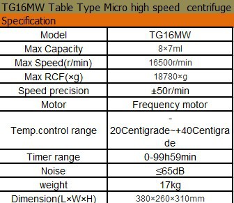 ブランドoem遠心herexiceが渡された工場tg16mw冷蔵高速なしミニ遠心機仕入れ・メーカー・工場