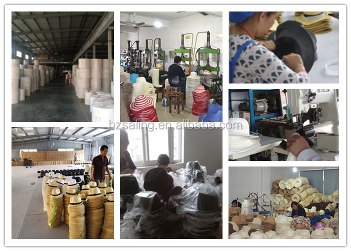 中国天然カウボーイわら帽子カウボーイハットバンドを持つ木製の卸売業者仕入れ・メーカー・工場