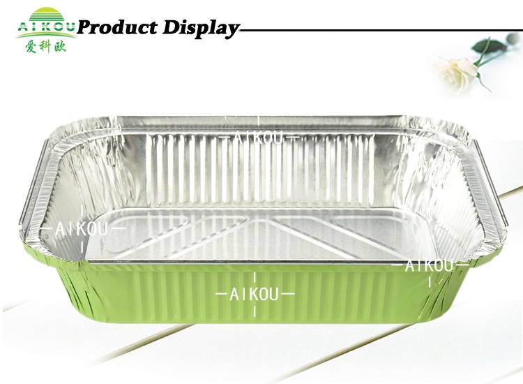 Luxury Ecofriendly Feature Aluminum Sealed Disposable Food Containers