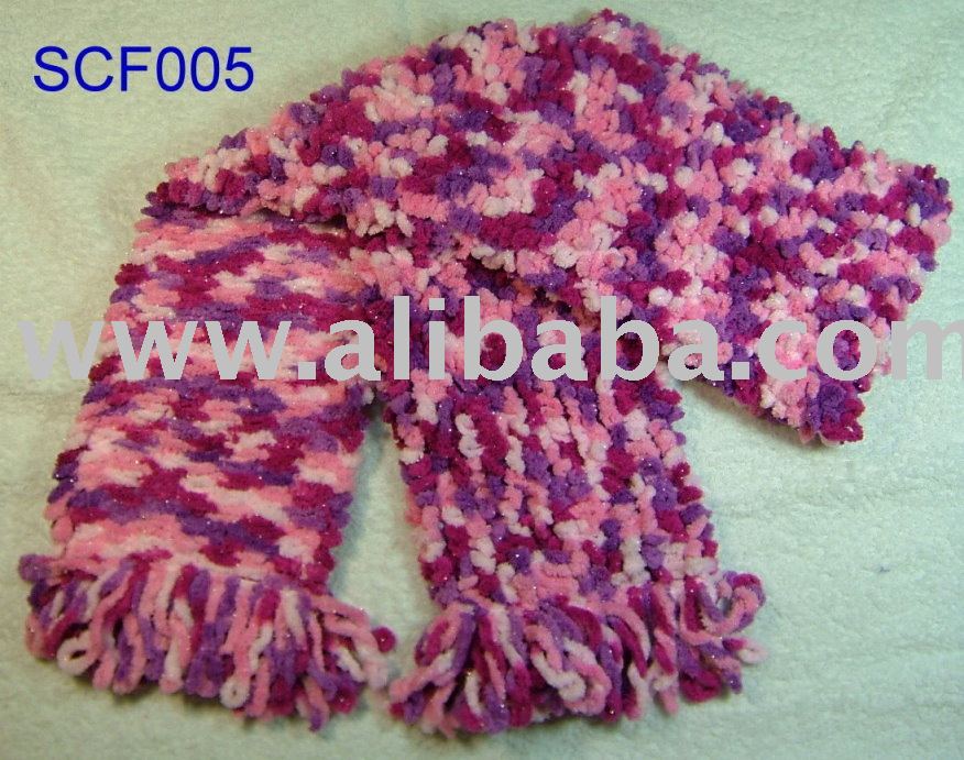 Chenille Yarn Loopy Scarf - Buy Scarf Product on Alibaba.com