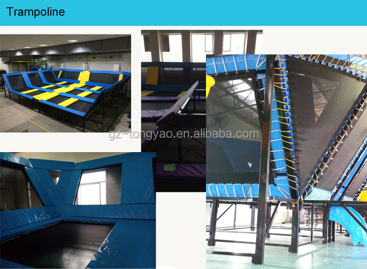 最新スーパージャンプトランポリンパークベッド大床装置販売のための大型バウンス仕入れ・メーカー・工場