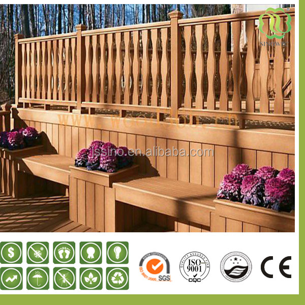 composite wpc handrail/fence bar