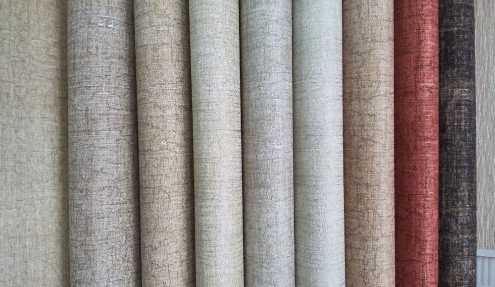 137cm Width Heavy Thick Commercial Fabric Backed Vinyl Wallcovering