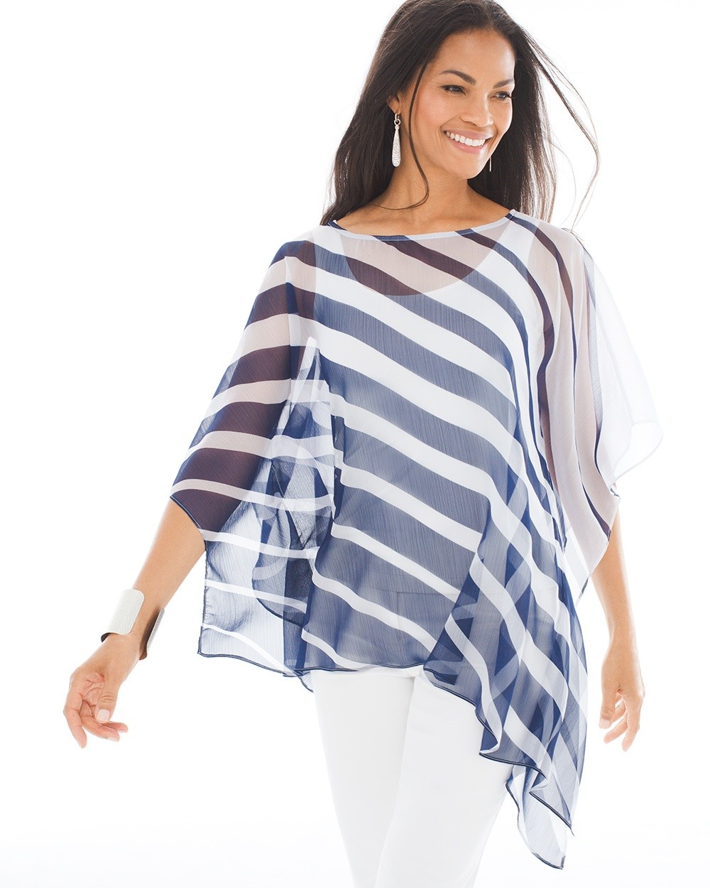 poncho style blouse design