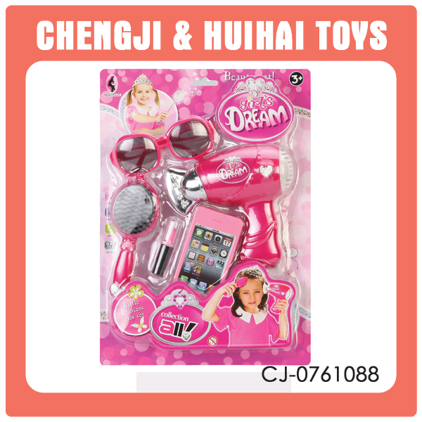 ホットファッションピンク素敵な小さなおもちゃのメイクアップセット女の子のおもちゃを再生するふりセット 問屋・仕入れ・卸・卸売り
