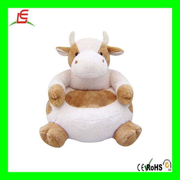 plush cow chair