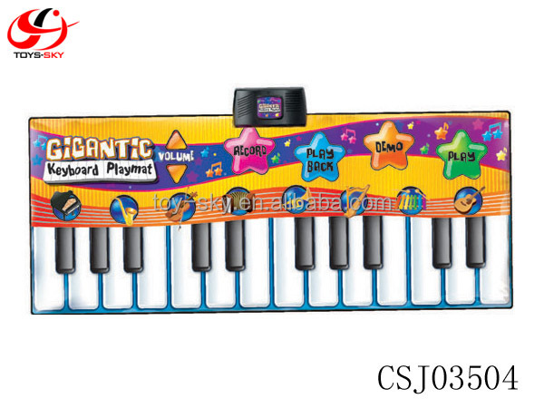 音楽のピアノのマットスーパーキッズダンスを巨大な電子キーボードプレイマット問屋・仕入れ・卸・卸売り