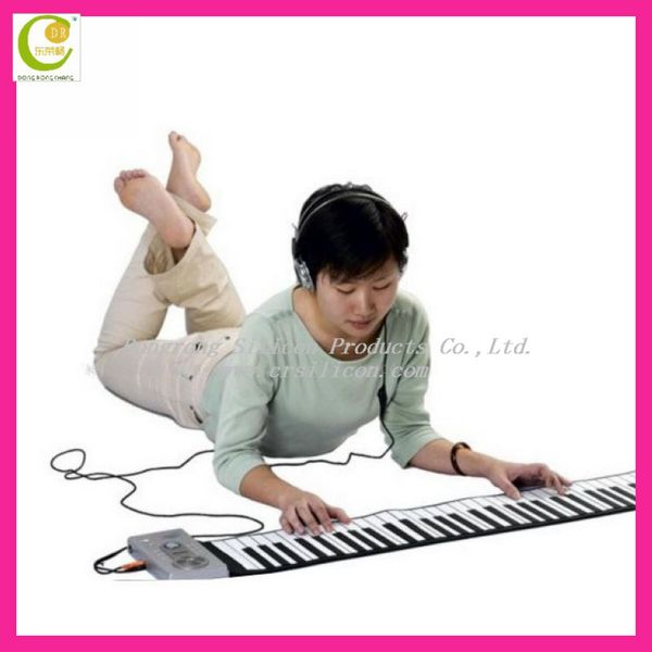 61キー電子オルガンキーボード2014年- 最善売れた電子ピアノオルガン61キーデジタルusbmidiとロール- アップ柔らかいシリコーン問屋・仕入れ・卸・卸売り