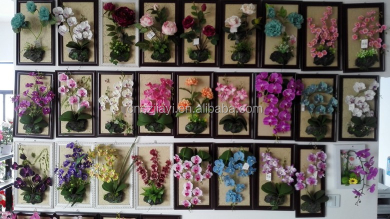 シルクブーケ卸売人工牡丹の花でガラス花瓶仕入れ・メーカー・工場