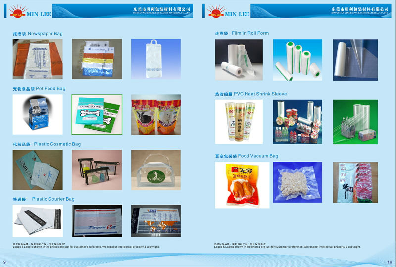 food grade custom printed transparent opp plastic bag for bread
