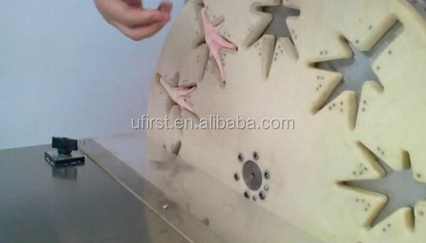 2014 new design cut chicken feet machine