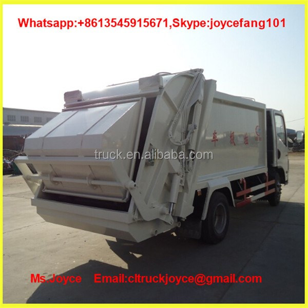 model 2016 garbage compactor truck special used for garbage