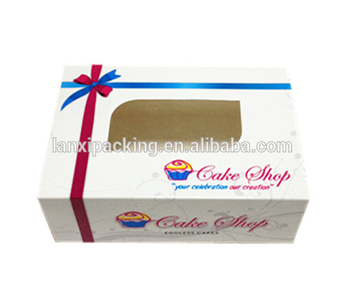 new cake packaging custom folding paper cake box for wedding