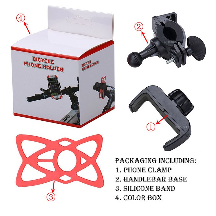 Top Selling Walkie Talkie Screw Holder Car Mount,Motorcycle Camera