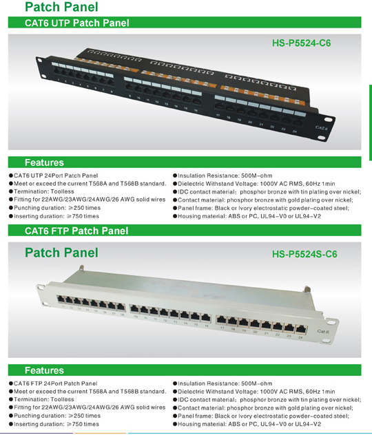 猫。 6パッチパネルに合格しftp24pのul仕入れ・メーカー・工場