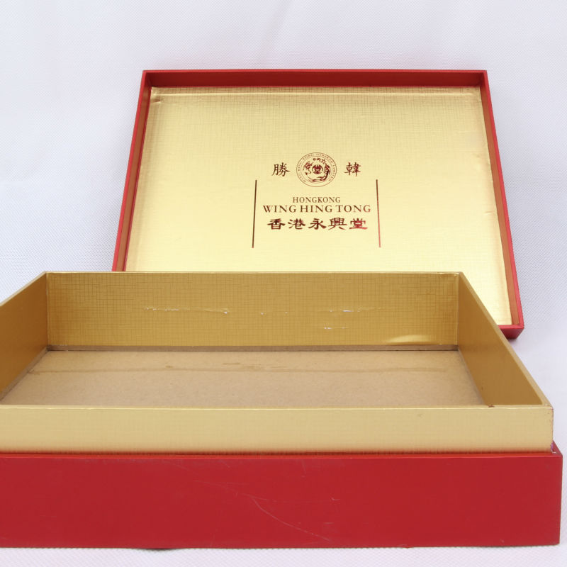 China recycled color handmade champagne paper box