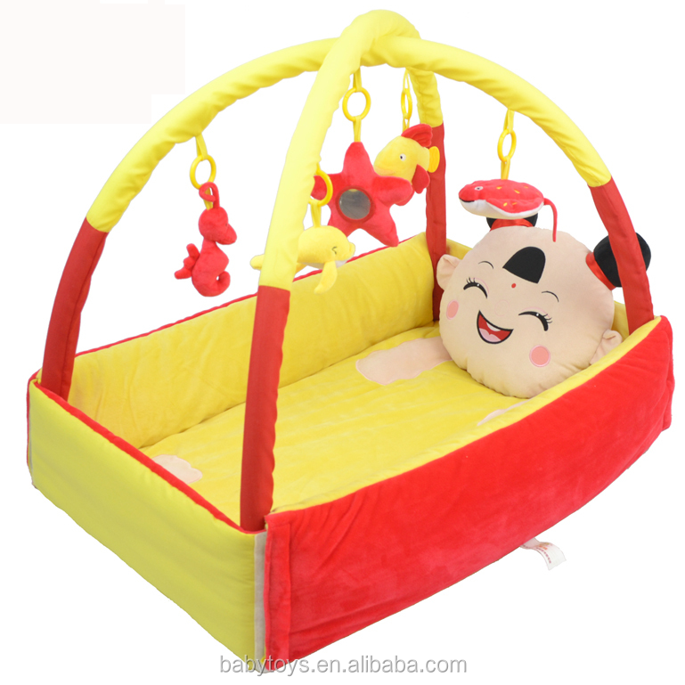 Sedex Factory Folding Beds Log Crib Baby Game Bed Plush Children S