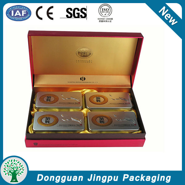 Square tall custom tea box