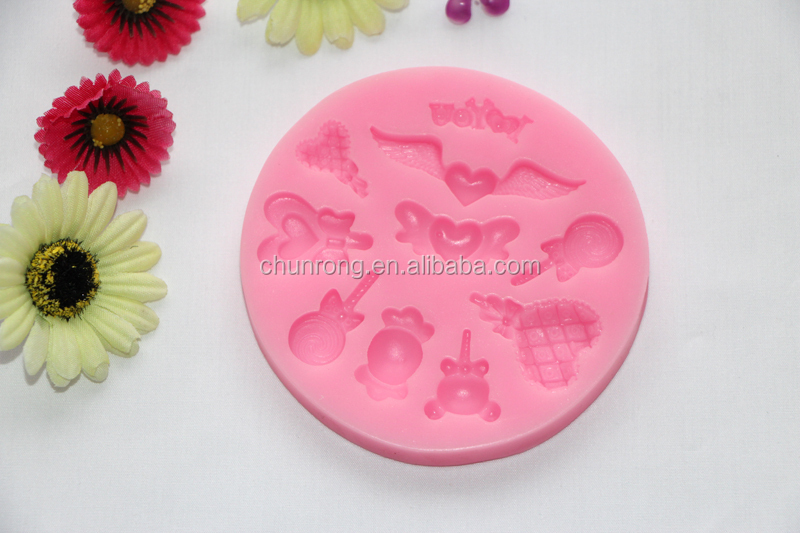 100% foodgrade fondant 3d silicone cake decorating molds,silicone 3d mold,soap mould