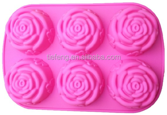 new design 6 cavity easter egg shaped silicone cake molds chocolate molds
