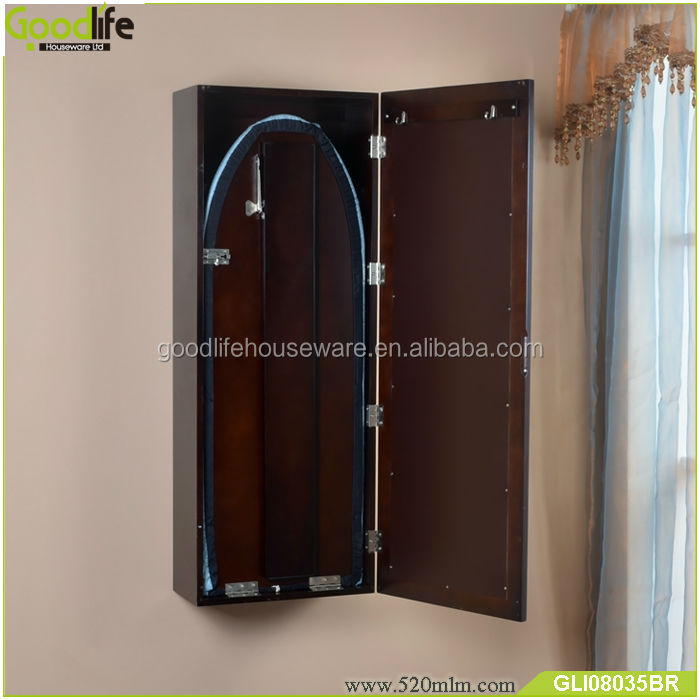 Furniture in stock space saver wall mounted mirror ironing board cabinet