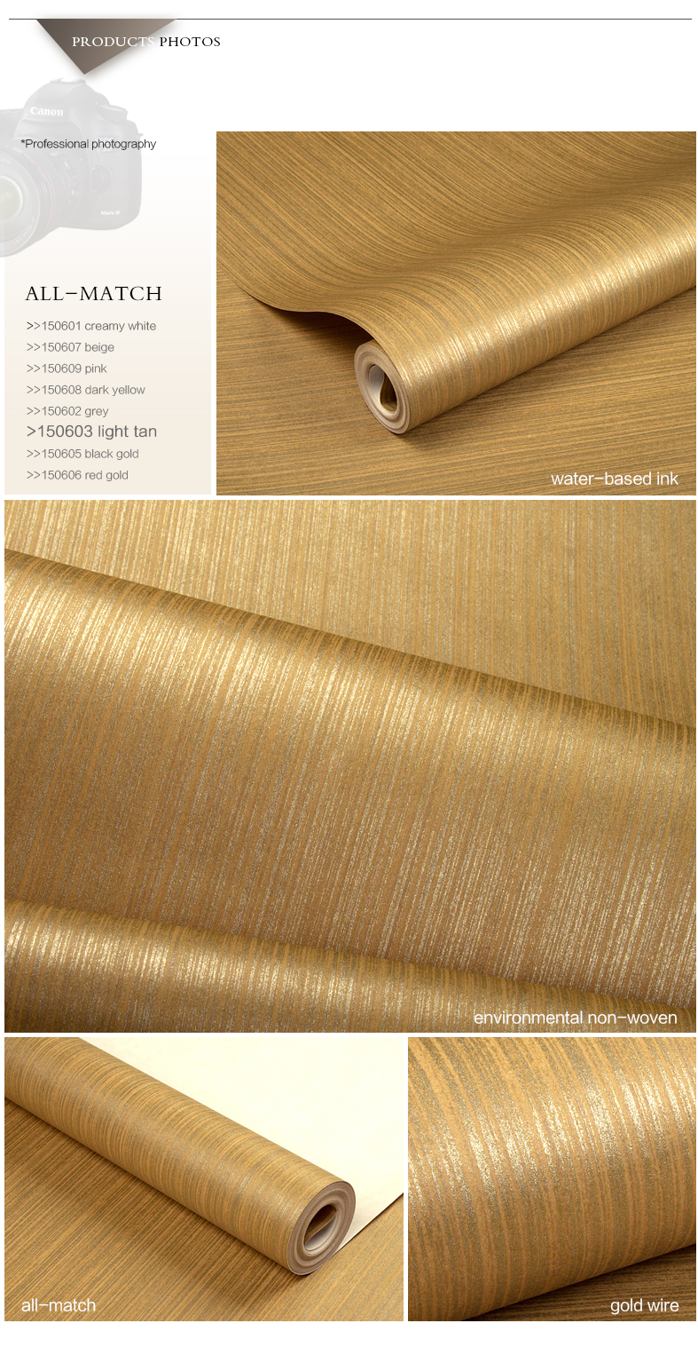 Nieuwste moderne 2015 effen kleur non woven tv/bank behang ...