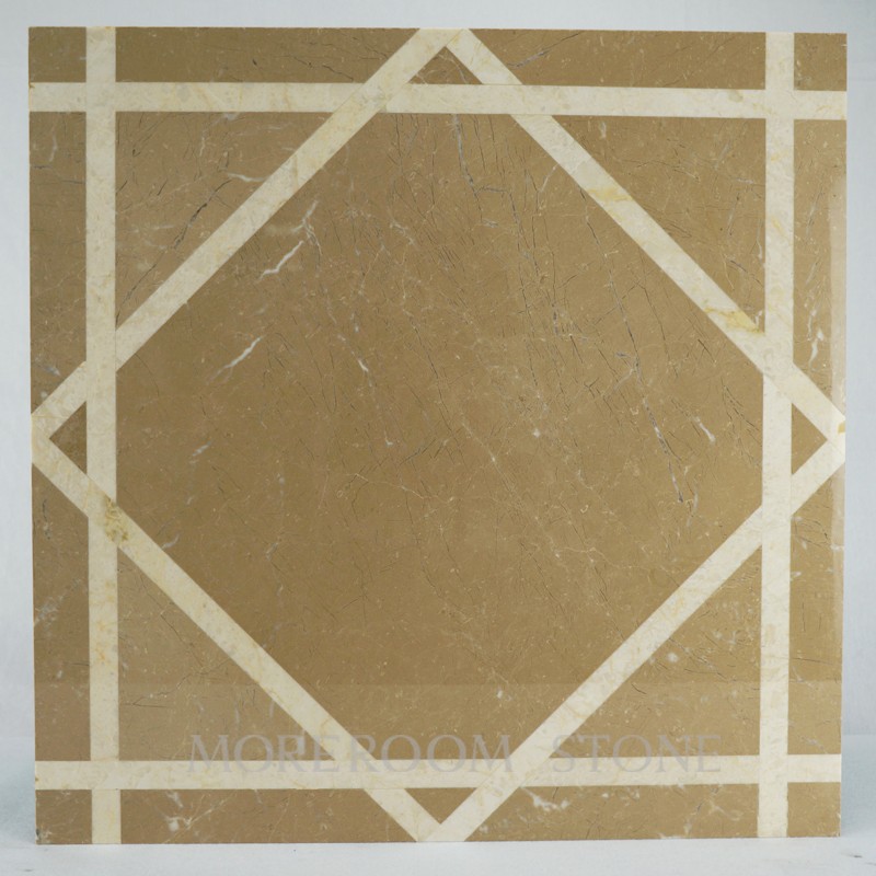 MPHS04G66-5 Australia Golden Beige Marble Classic Design Waterjet Marble Polishing Floor Medallion Tiles Marble Flooring Picture Moreroom Stone.jpg
