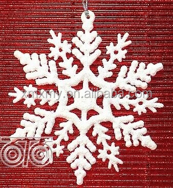 スノーフレーククリスマスオーナメントプラスチック製の装飾問屋・仕入れ・卸・卸売り
