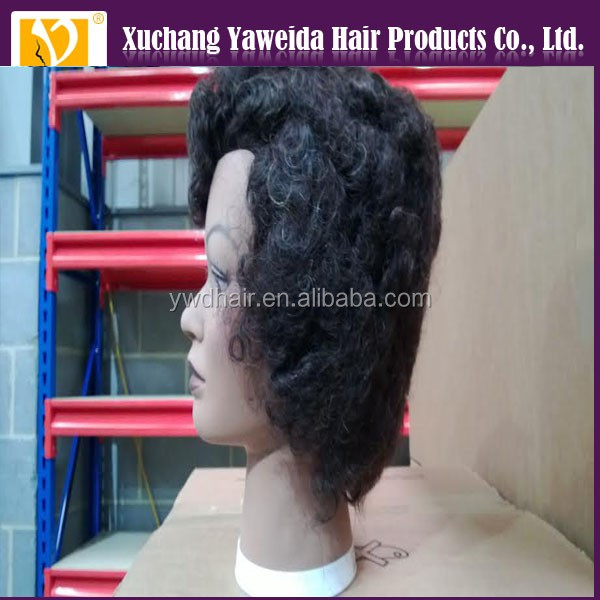 100%人毛卸売トップqualityafroトレーニングマネキンヘッドアフリカアメリカマネキンヘッド用ヘア学校仕入れ・メーカー・工場